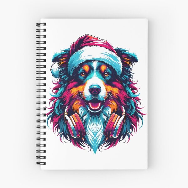 Item preview, Urban Australian Shepherd Christmas designed and sold by YANNISQ49.