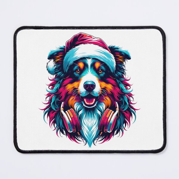 Item preview, Urban Australian Shepherd Christmas designed and sold by YANNISQ49.