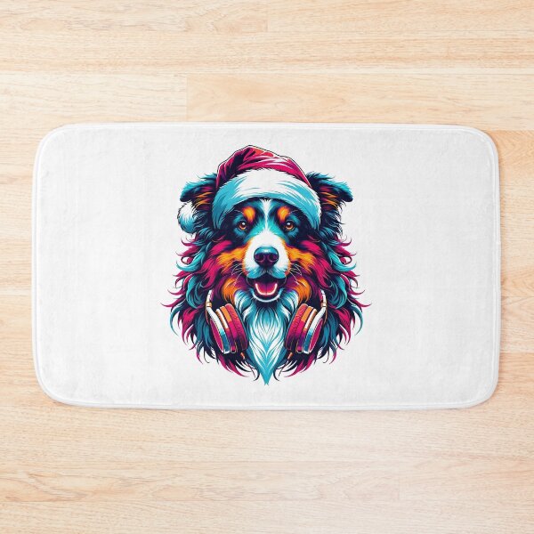 Item preview, Urban Australian Shepherd Christmas designed and sold by YANNISQ49.