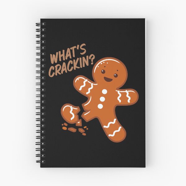 Item preview, Gingerbread Man Joke Funny Sayings What's Crackin' designed and sold by wtfbba.