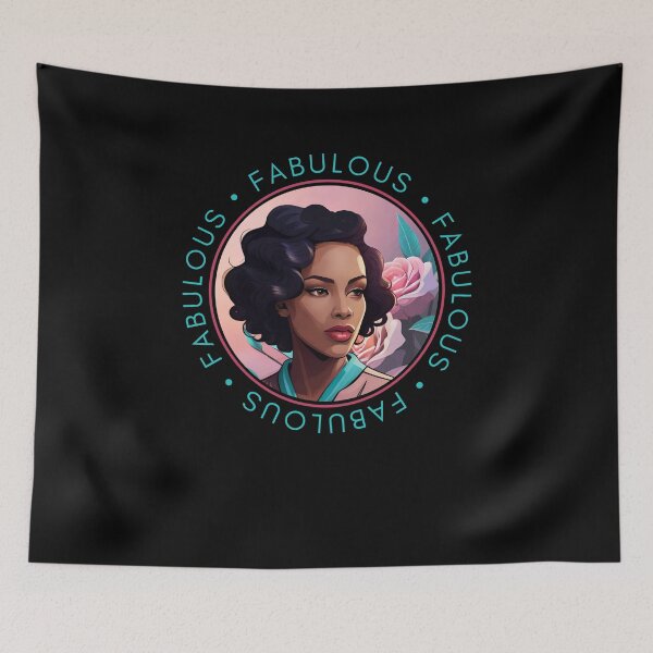 Item preview, Fabulous Woman Retro Pink Glamourous Insignia Circle Emblem designed and sold by Melan Designs.