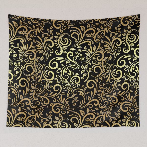 Item preview, Black and Gold Pattern designed and sold by j-tippens-art.