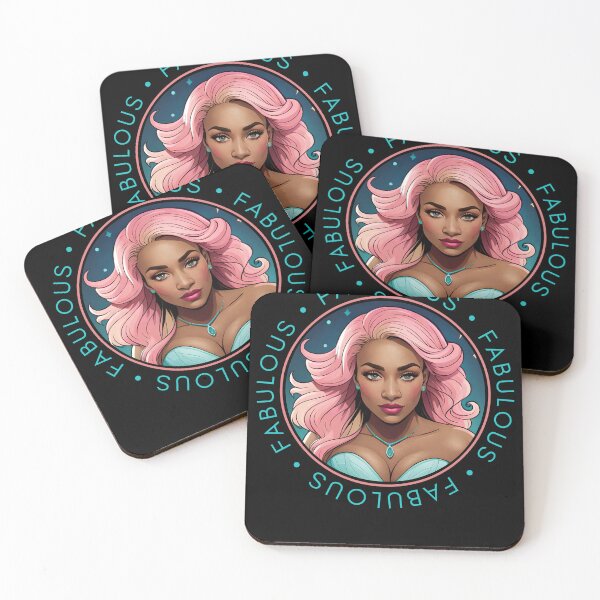 Item preview, Fabulous Woman Retro Pink Glamourous Insignia Circle Emblem designed and sold by Melan Designs.