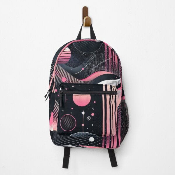 Item preview, Pink and Black Suspended abstract art designed and sold by LindaV44.