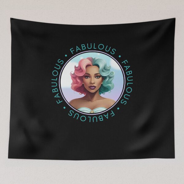 Item preview, Fabulous Woman Retro Pink Glamourous Insignia Circle Emblem designed and sold by Melan Designs.