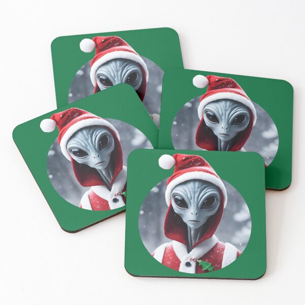 Item preview, Alien Santa Claus designed and sold by roswellboutique.