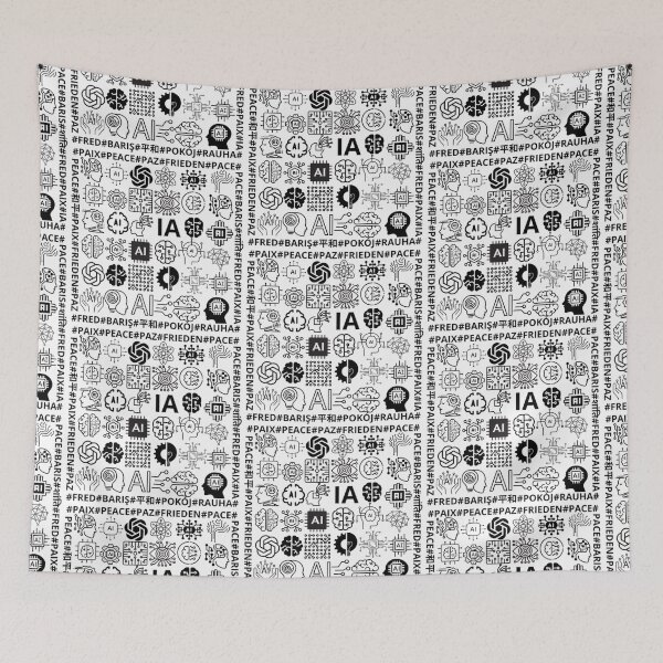 Item preview, Peace and Artificial Intelligence: A Unique Design for Harmony designed and sold by LIAMRIVIERART.