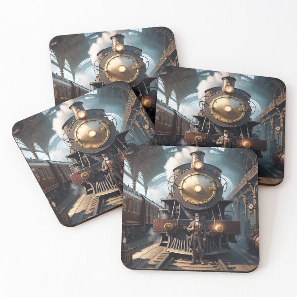 Item preview, Vintage Steam Train designed and sold by Random Designs.