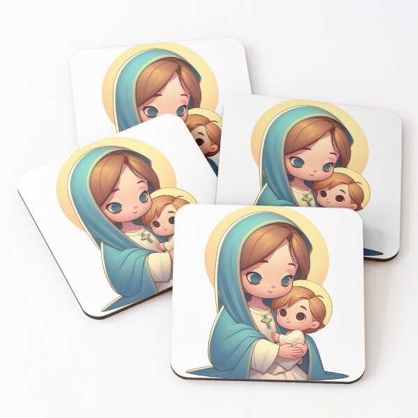 Item preview, Virgin Mary with Jesus in her Arms designed and sold by NoticasDeFe.