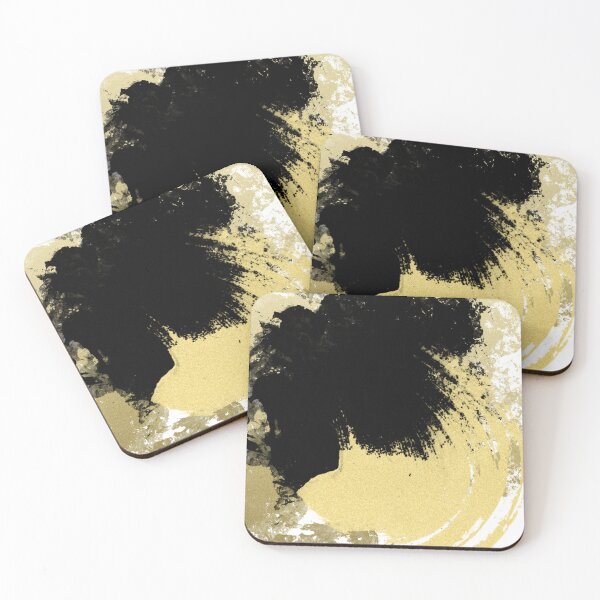 Item preview, Black and Gold Abstract designed and sold by j-tippens-art.