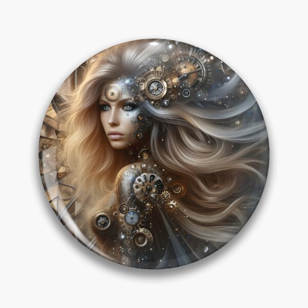 Item preview, Time's Elegance: A Captivating Surreal Reflection designed and sold by AI-Only Creations.
