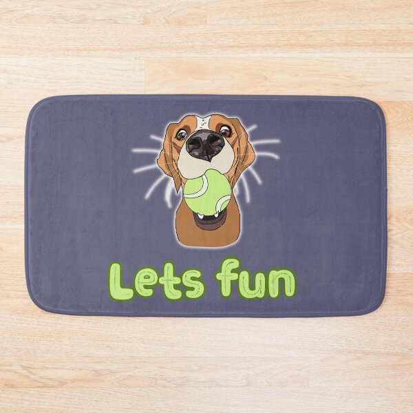 Item preview, Funny dog playing with ball designed and sold by amaria56.