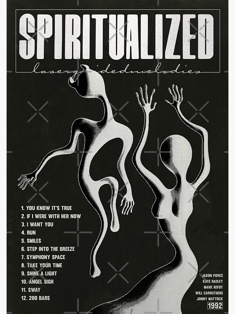 Spiritualized - Lazer Guided Melodies | Album Card (Dark