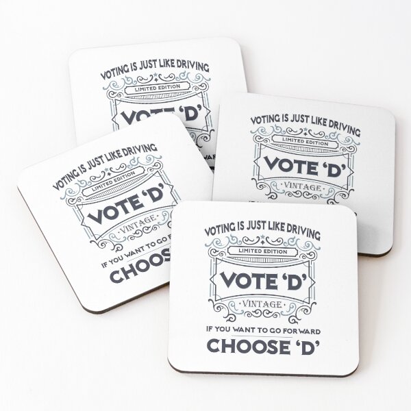 Item preview, Voting is Just Like Driving, Vote D to move forward Limited Edition Vintage 2024 Choose D designed and sold by DjenShop.