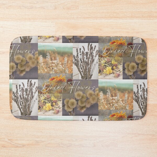Item preview, Dried Flowers Colorful Photo Montage Design designed and sold by EarthArtDesigns.