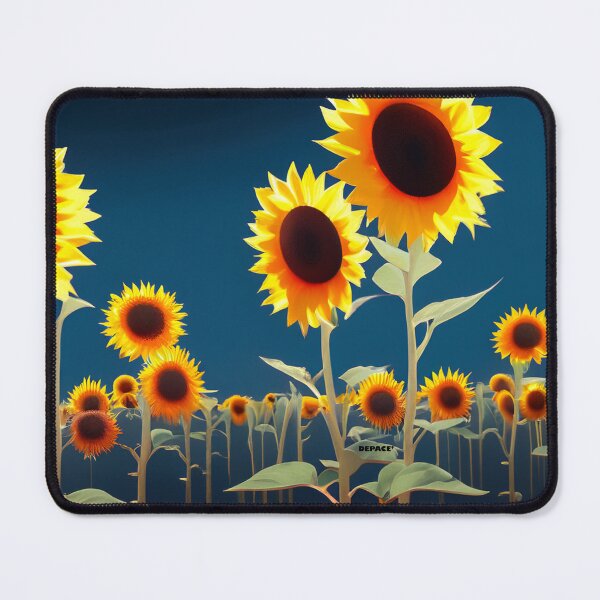 Item preview, Sunflowers in an abstract field by dePace' designed and sold by mrpropcake.