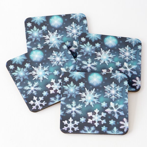 Item preview, Glowing Snowflakes designed and sold by DazzDesigns.