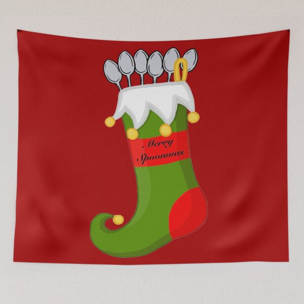 Item preview, Merry Spoonmas Christmas Stocking designed and sold by CaitlynConnor.