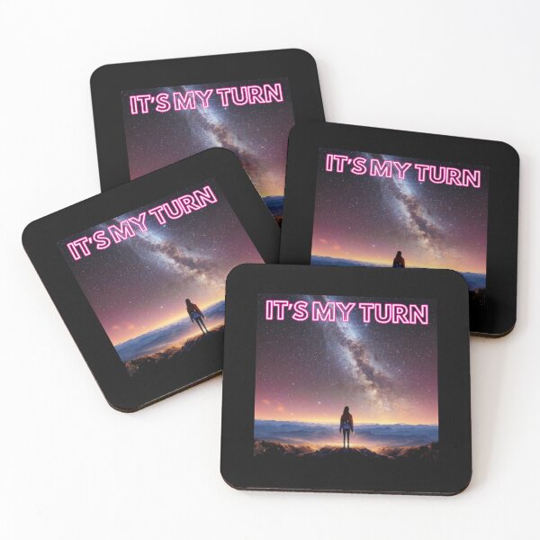Item preview, Its my turn say girl looking at the stars romantic happy motivational gifts designed and sold by thankful-loco.