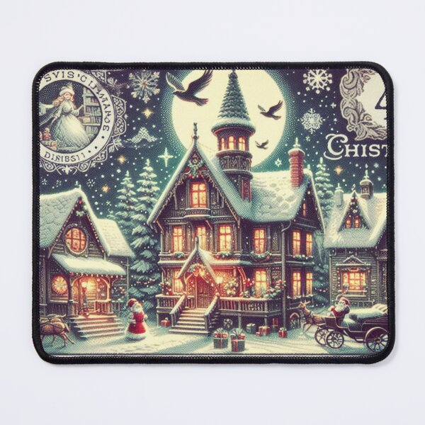Item preview, postage stamp xmas designed and sold by Greydate.
