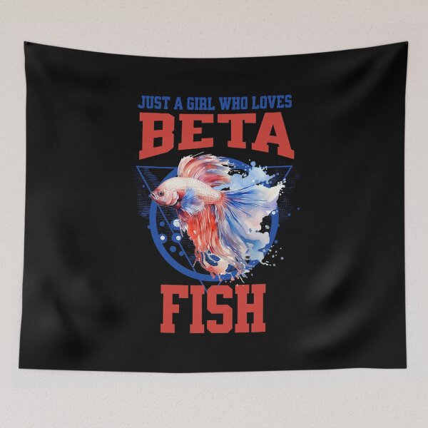 Item preview, JUST A GIRL WHO LOVES BETA FISH designed and sold by jbird1979.