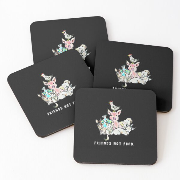 Item preview, Animals Are Friends Not Food Pig Cow Sheep Vegan Vegetarian  designed and sold by JasperMBrown.