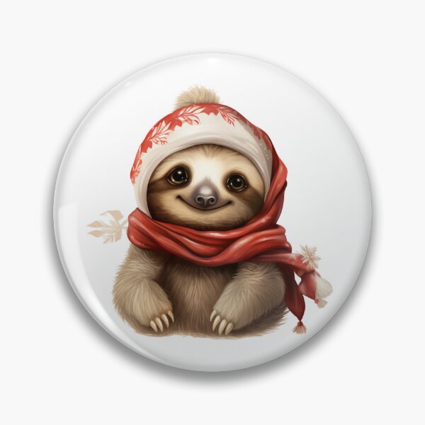 Item preview, Sloth wearing a hat and scarf designed and sold by KandaShopTH.