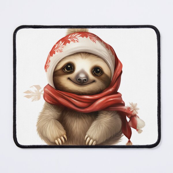Item preview, Sloth wearing a hat and scarf designed and sold by KandaShopTH.
