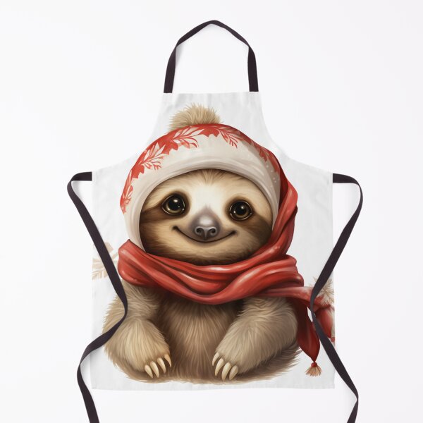 Item preview, Sloth wearing a hat and scarf designed and sold by KandaShopTH.