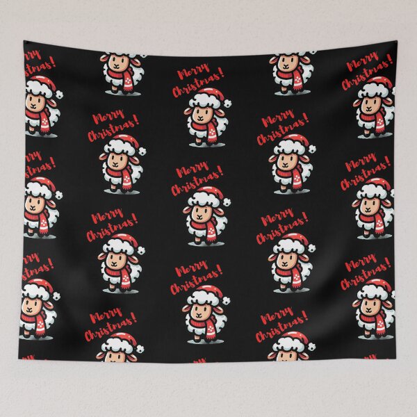 Item preview, Funny Sheep xmas simple classic designed and sold by ArtFeverShop.
