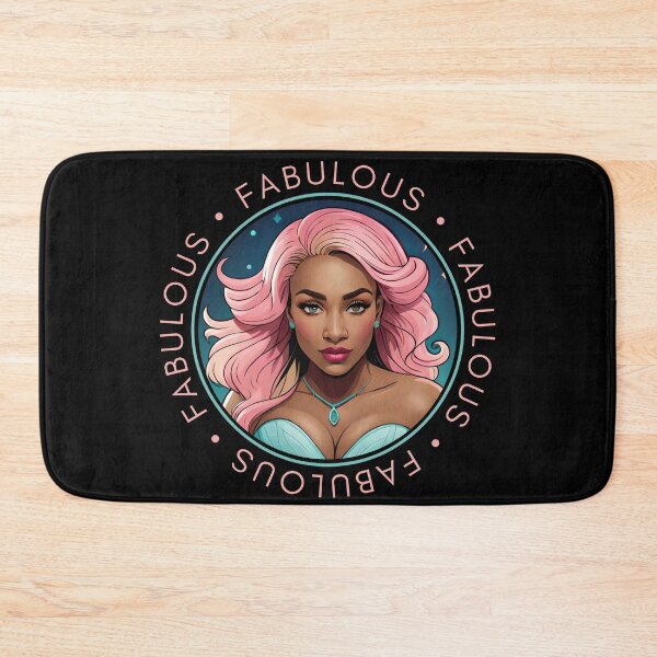 Item preview, Fabulous Woman Retro Pink Glamourous Insignia Circle Emblem designed and sold by Melan Designs.
