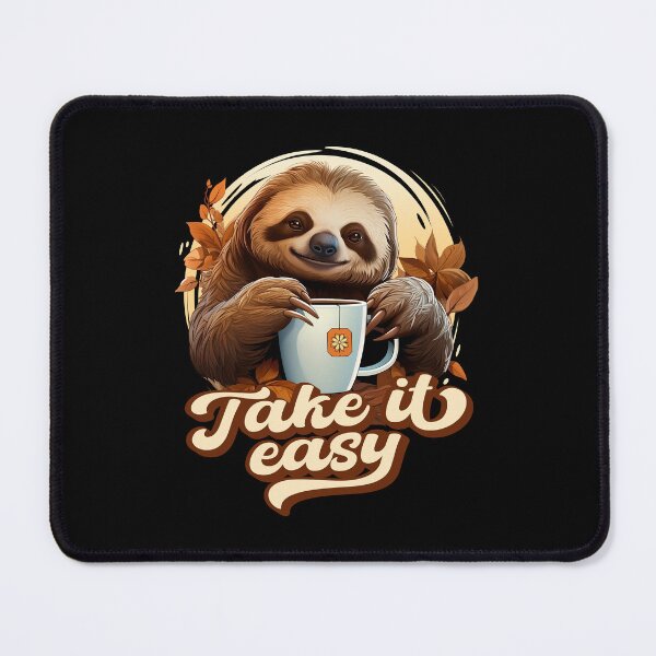 Item preview, Sloth Tea Lazy Chill Relaxe Cartoon Animal designed and sold by Infinitee8hirts.