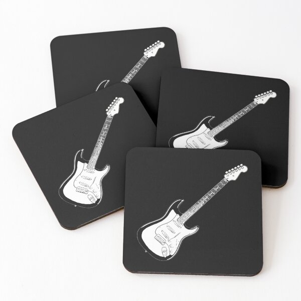 Item preview, Strat Style Electric Guitar Line Art designed and sold by kakarikihill.