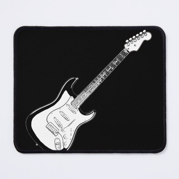 Item preview, Strat Style Electric Guitar Line Art designed and sold by kakarikihill.