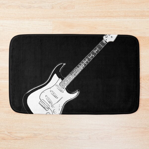 Item preview, Strat Style Electric Guitar Line Art designed and sold by kakarikihill.