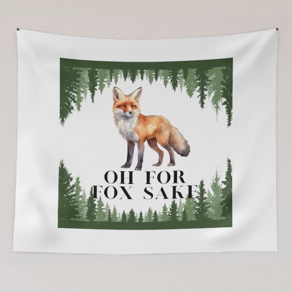 Item preview, funny animals|woods|funny|fox designed and sold by LorelaiS.
