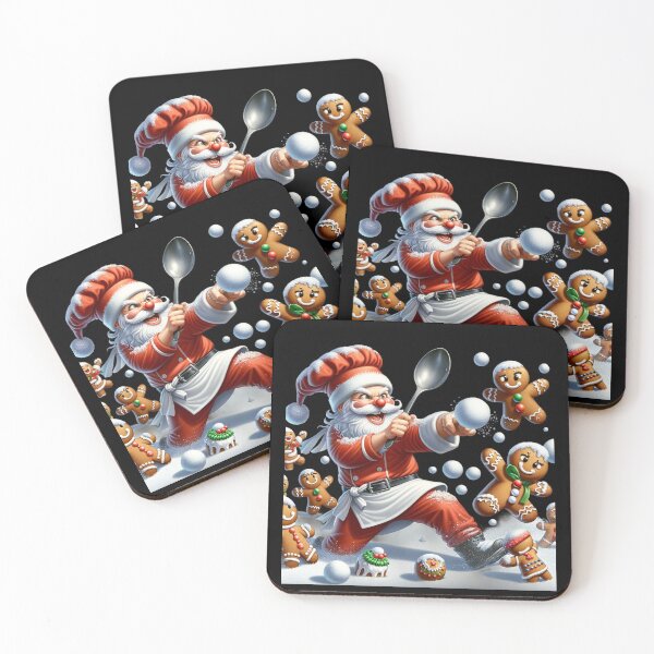 Item preview, Chef around,Santa's Snowball Fight designed and sold by ArtFeverShop.