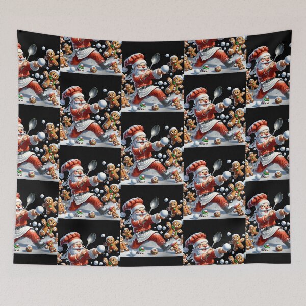 Item preview, Chef around,Santa's Snowball Fight designed and sold by ArtFeverShop.