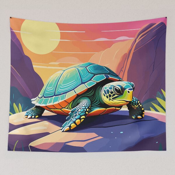 Item preview, Turtle Artwork designed and sold by WildlifeInc.