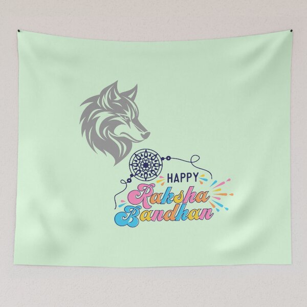Item preview, Raksha Bandhan, Happy, Happy Raksha Bandhan designed and sold by Cerulean-Shop.