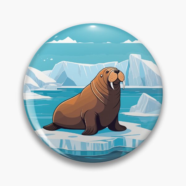 Item preview, Walrus Artwork designed and sold by WildlifeInc.
