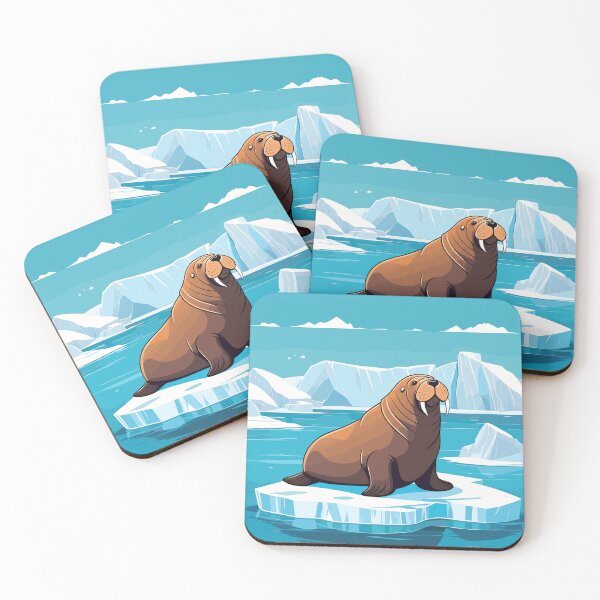 Item preview, Walrus Artwork designed and sold by WildlifeInc.