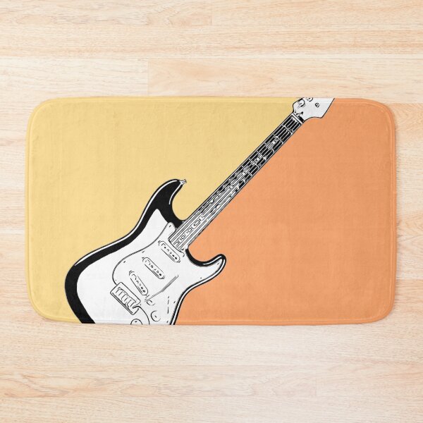 Item preview, Strat Style Electric Guitar Diagonal Line Art designed and sold by kakarikihill.
