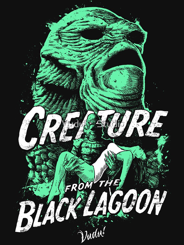 Thumbnail 7 of 7, Classic T-Shirt, Creature from The Black Lagoon designed and sold by vudustudio.