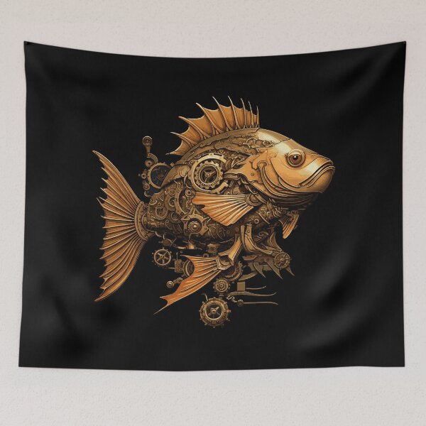 Item preview, Carp Steampunk designed and sold by drizzd.