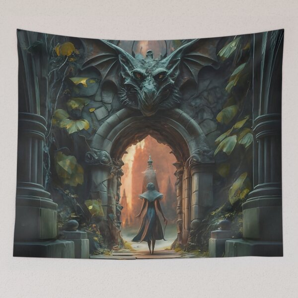 Item preview, Mystical Gargoyle Dragon Gateway  designed and sold by DragonRealms.
