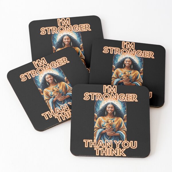 Item preview,  Im stronger than you think wonderful women motivational cute happy gifts designed and sold by thankful-loco.