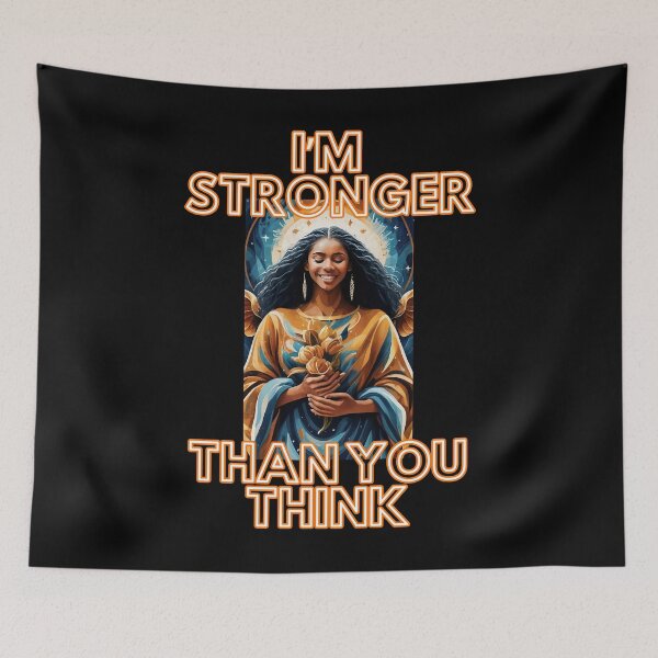 Item preview,  Im stronger than you think wonderful women motivational cute happy gifts designed and sold by thankful-loco.