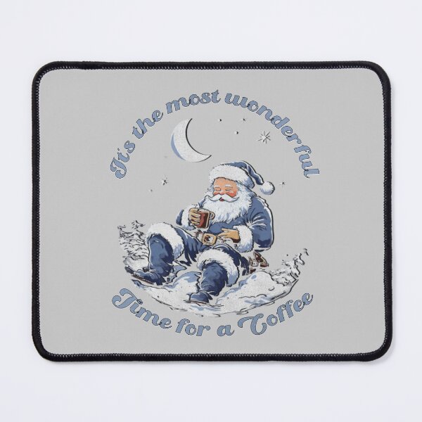 Item preview, Funny Christmas Santa Claus Drinking Coffee Wonderful Time designed and sold by nicksvp.