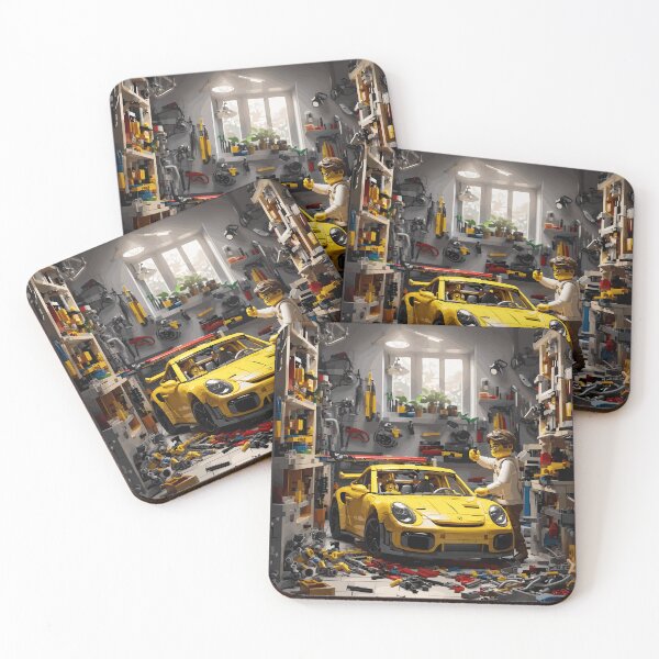 Item preview, Technician German Sports Car Yellow designed and sold by VenZolic.